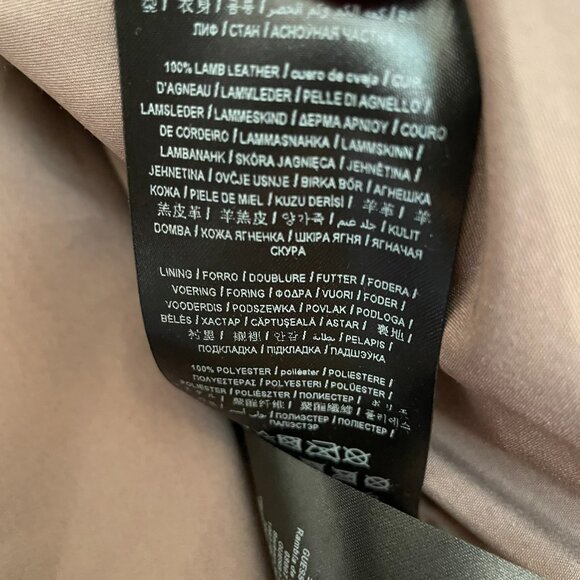 Like New Marciano Women's Leather Biker Jacket - Picture 6 of 7